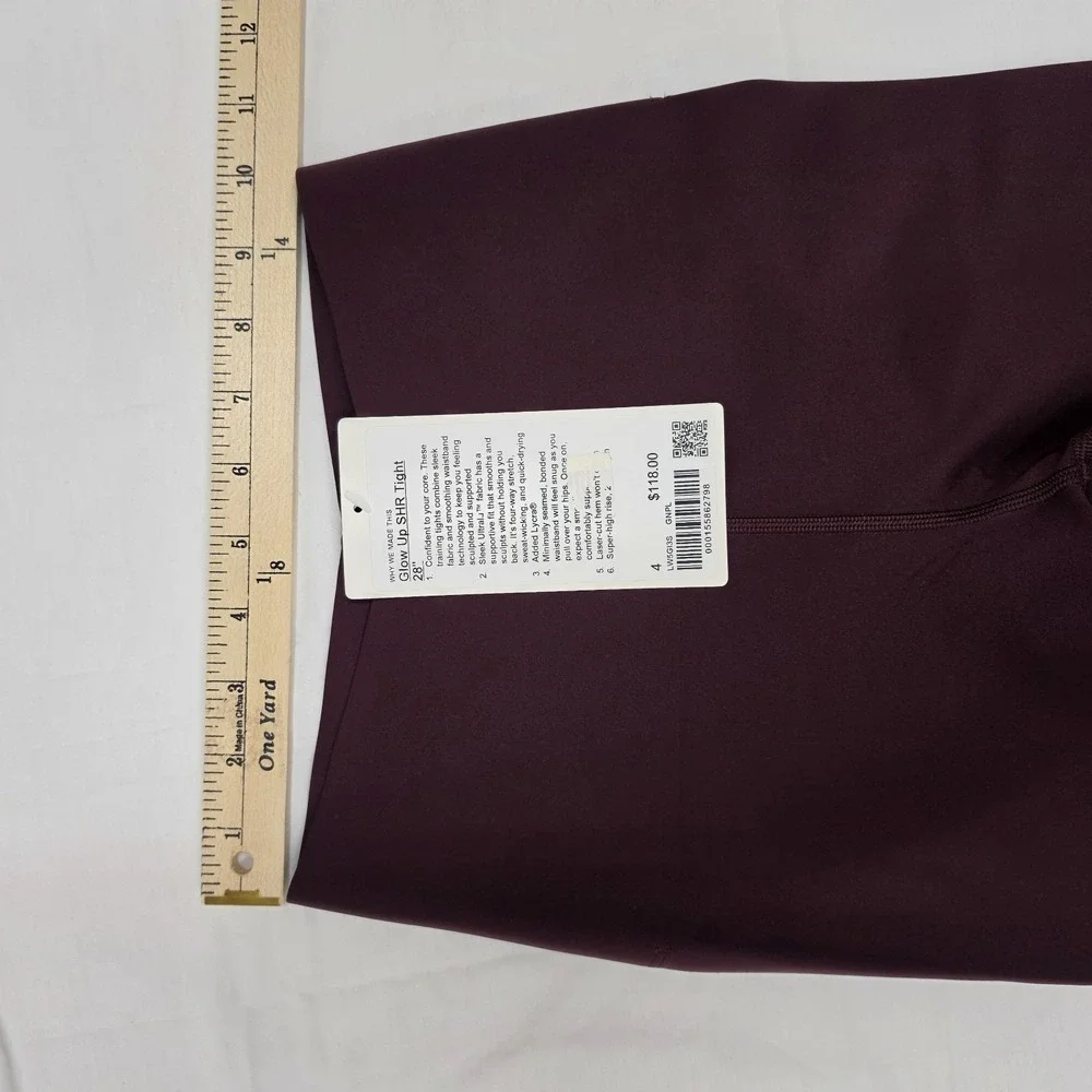 Lululemon Glow Up Tight SHR 28